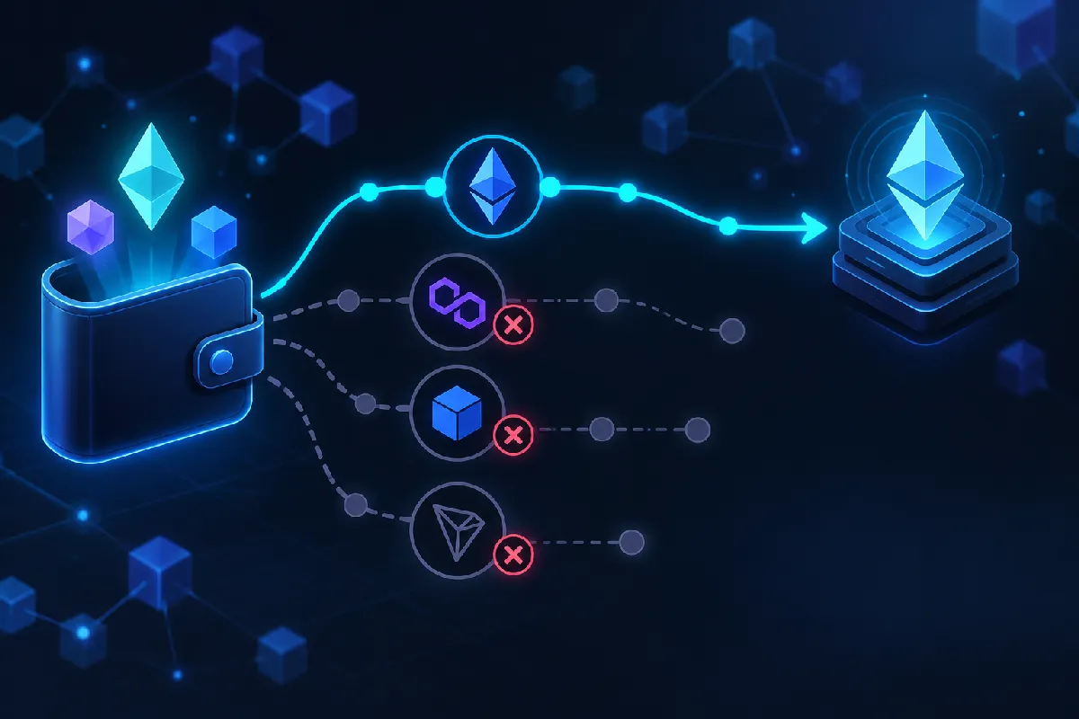 Koyu zemin üzerindeki neon geometrik bağlantılar, bets10 kripto işlemlerinde doğru ağ ile alıcı adresi arasındaki uyumu temsil ediyor.